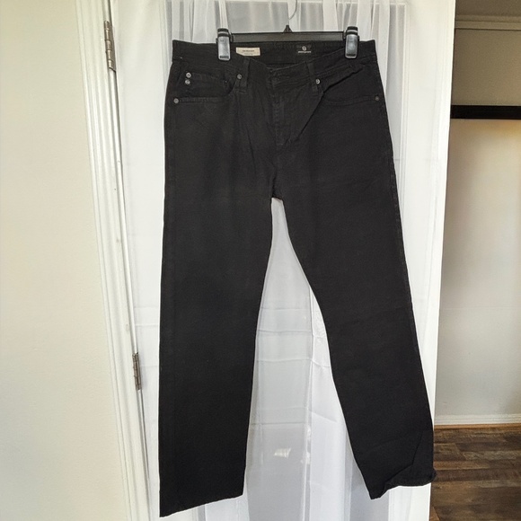 Mens AG The Graduate Tailored Leg black pant - Picture 1 of 5